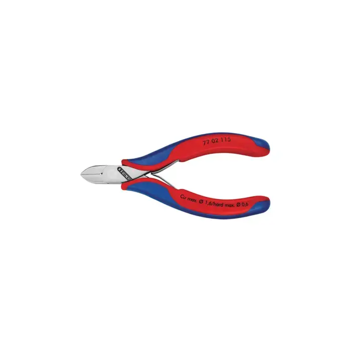 Next Day Delivery KNIPEX 77 02 115 35/64" Jaw Length, 4-1/2" Overall Length Diagonal Cutters Pliers