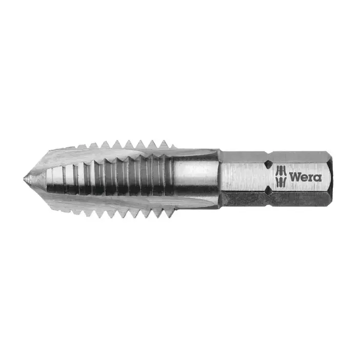 WERA 5104668001 1/4" Drive Size, 5 Point Size, Metric Type Single Tap Bit Clearance