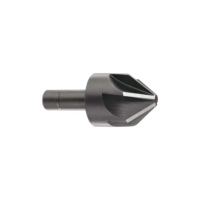 Genuine KEO 919 HSS Countersink, Ø1-3/4 x 100°, 3/4 Shank, 6 Flutes, min. Cut Ø.359, AlTiN Coated