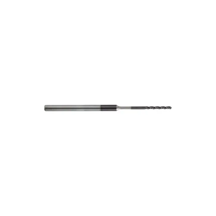 Fresh Stock KEO 930 Solid Carbide End Mill, Ø.100 x .750, 1.250 Reach Length, 3 Flute, 12xD Flute Length, Ballnose, AlTiN Coated