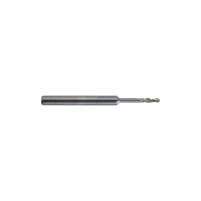 New Arrival KEO 930 Solid Carbide End Mill, Ø.010 x .030, .094 Reach Length, 2 Flute, Standard Length, Ballnose, AlTiN Coated