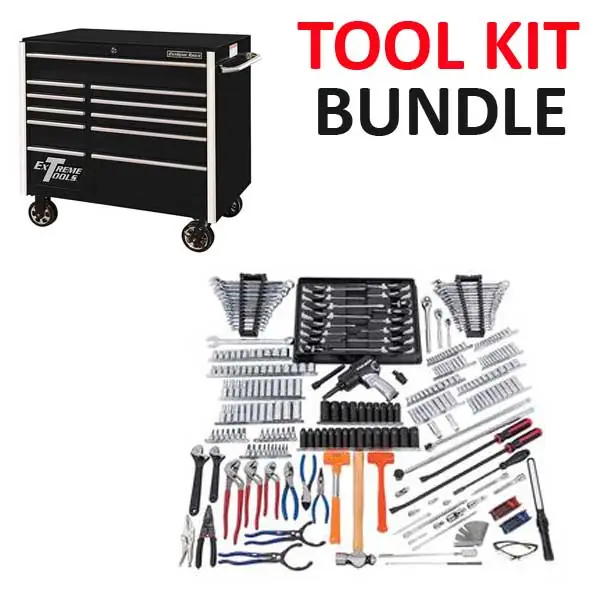 Steelman 60483 Technician Tool Kit Bundle with Extreme Tools Tool Box - VOC TECH school programs Order Now