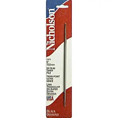 Top Pick Taper File 6" Double Extra Slim - No. 21874