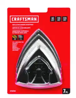 Triangular Oscillating Sanding Set 7 pc - No. CMAO200 Exclusive Offer